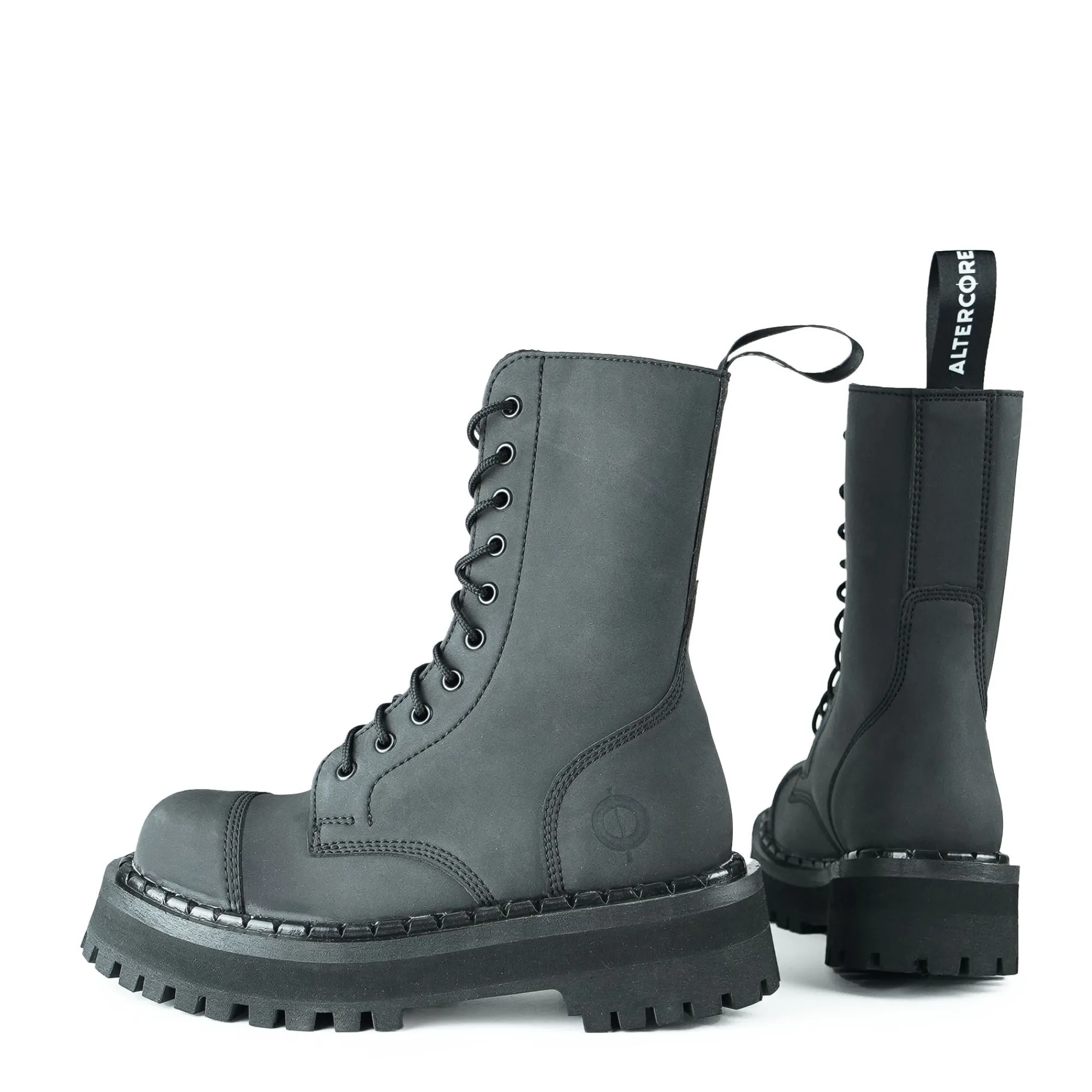 ALTERCORE Buty Wegańskie|Glany>353 Vegan Nubuck Black