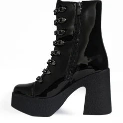 ALTERCORE Buty Wegańskie|Platformy>ADELE VEGAN BLACK PATENT