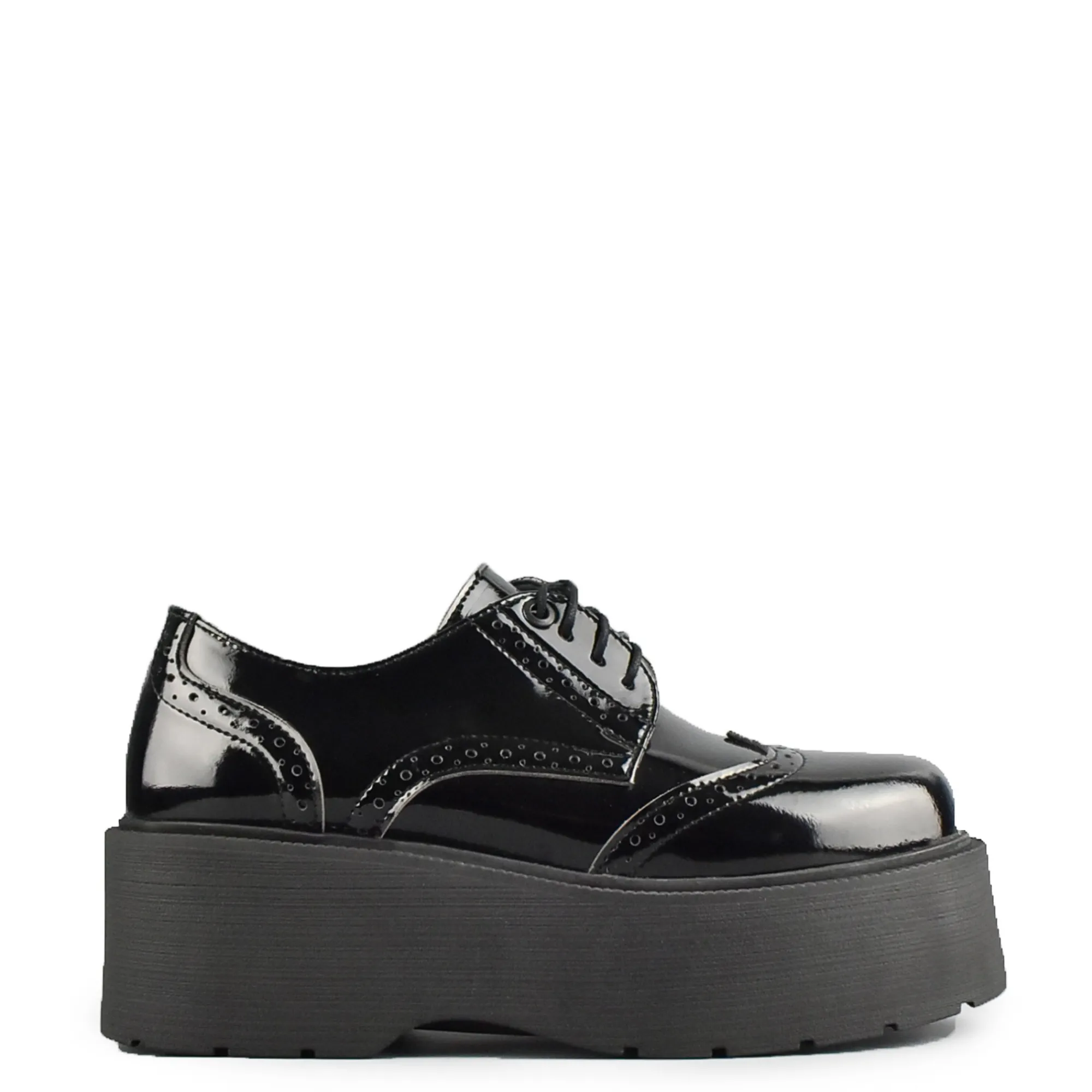 ALTERCORE Buty Wegańskie|Platformy>Alice Vegan Black Patent