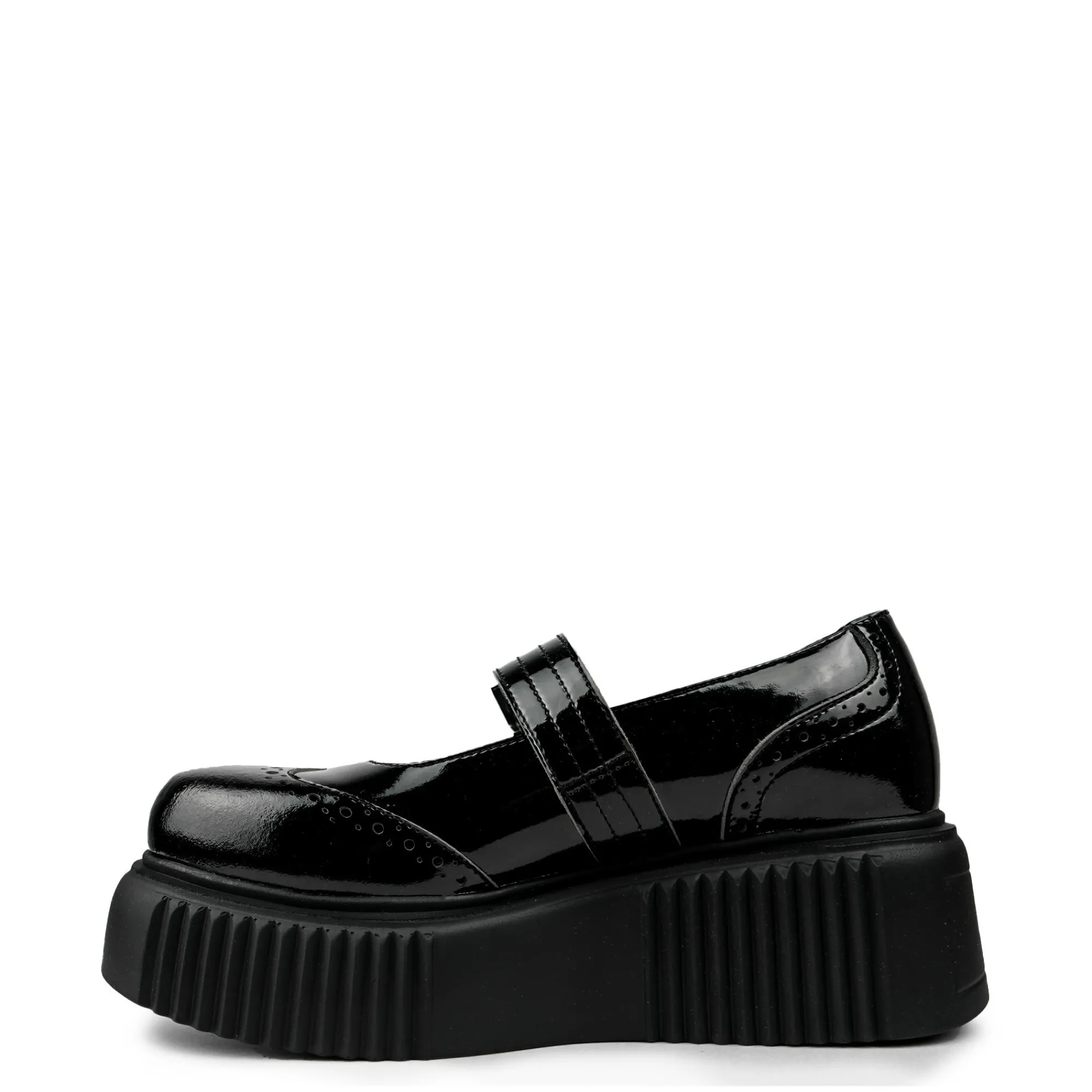 ALTERCORE Buty Wegańskie|Platformy>Anabelle Vegan Black Patent