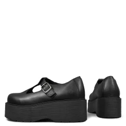 ALTERCORE Buty Wegańskie|Platformy>Blair Vegan Black Platform Shoes