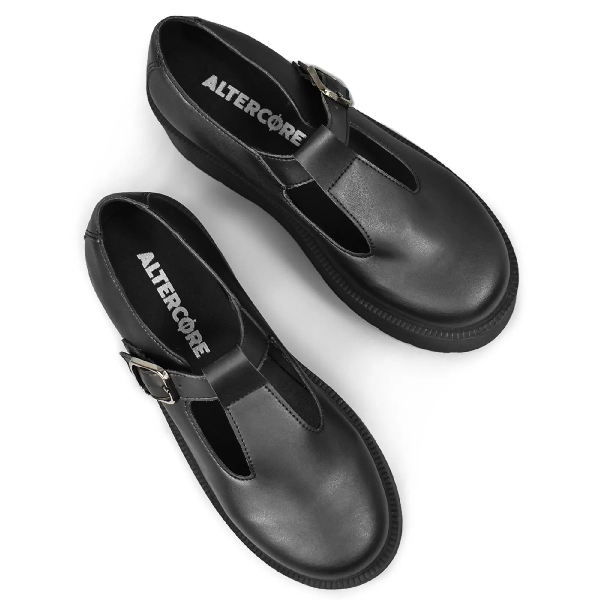ALTERCORE Buty Wegańskie|Platformy>Blair Vegan Black Platform Shoes