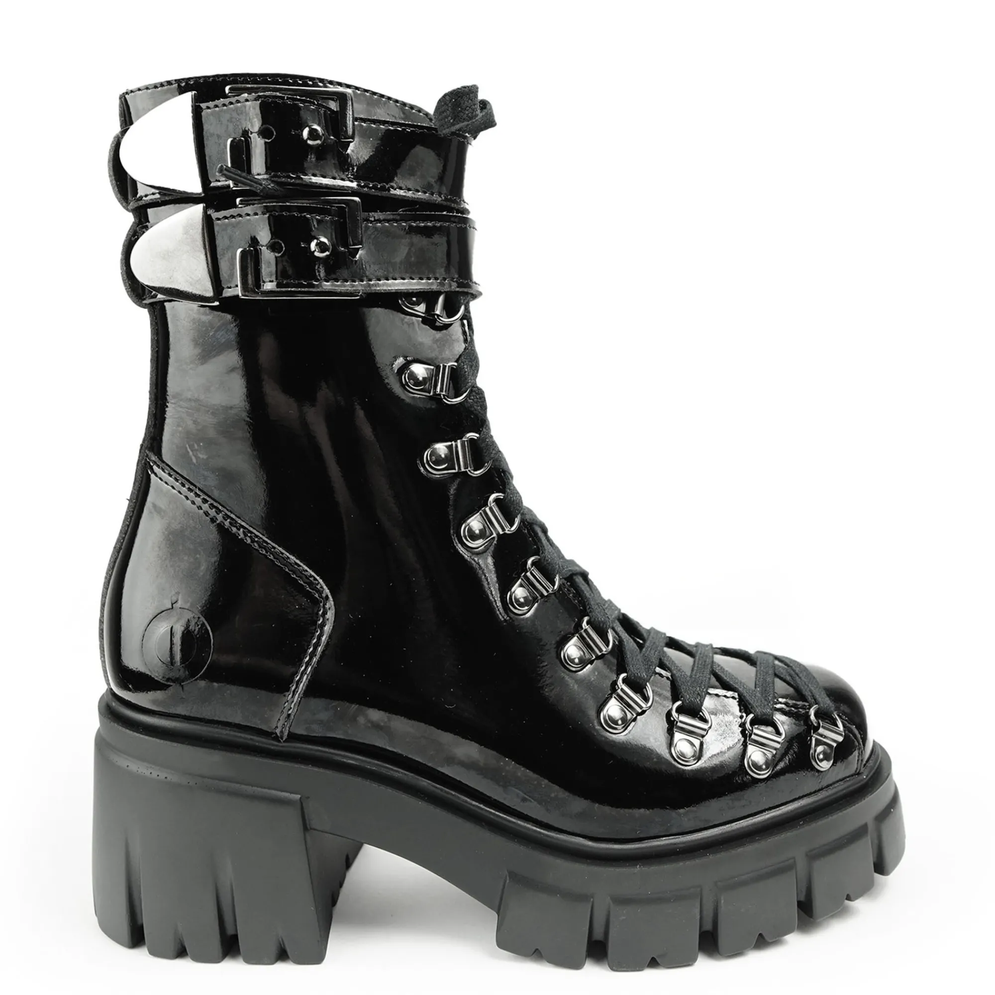 ALTERCORE Buty Wegańskie|Botki>Chloe II Vegan Black Patent