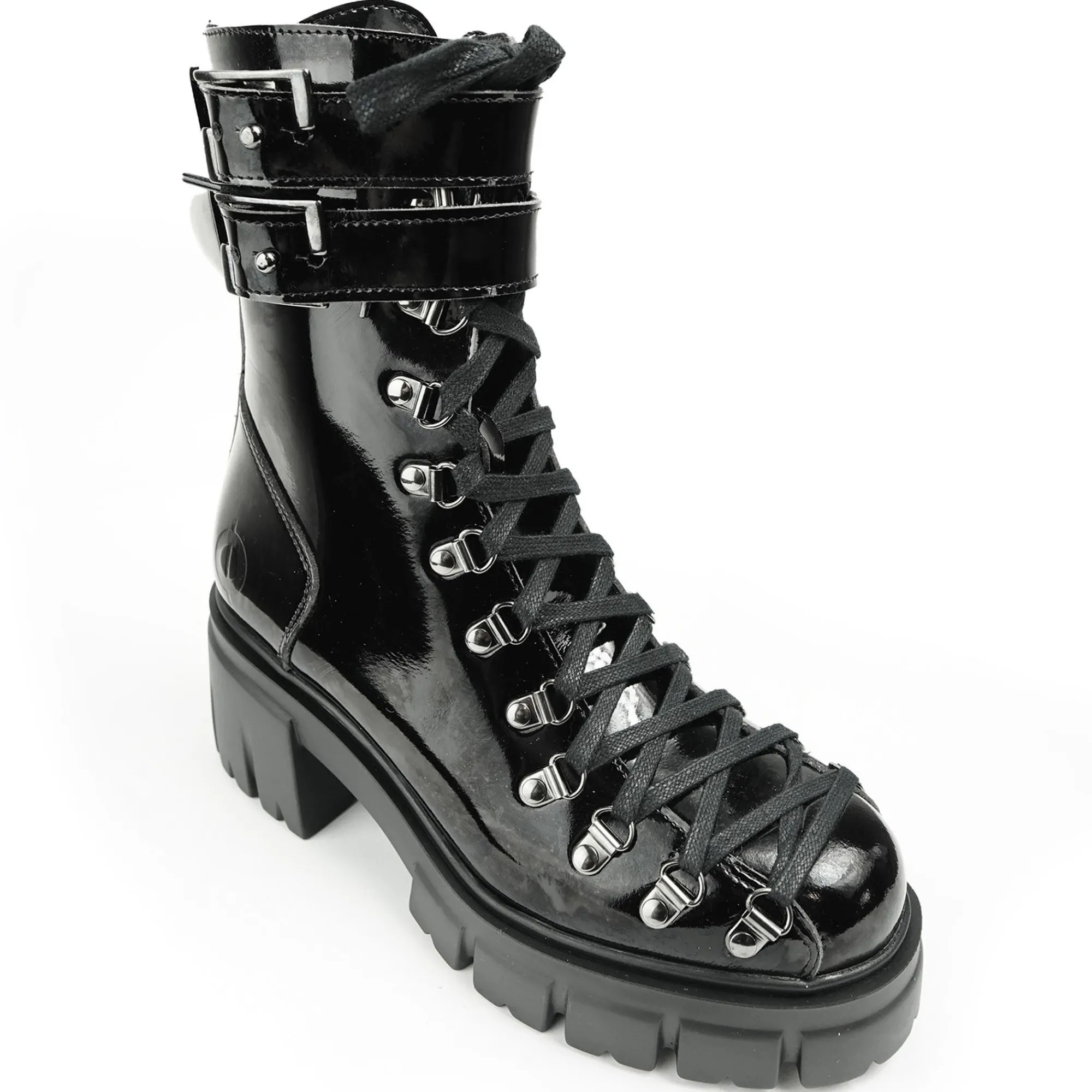 ALTERCORE Buty Wegańskie|Botki>Chloe II Vegan Black Patent