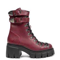 ALTERCORE Buty Wegańskie|Botki>Chloe II Vegan Burgundy
