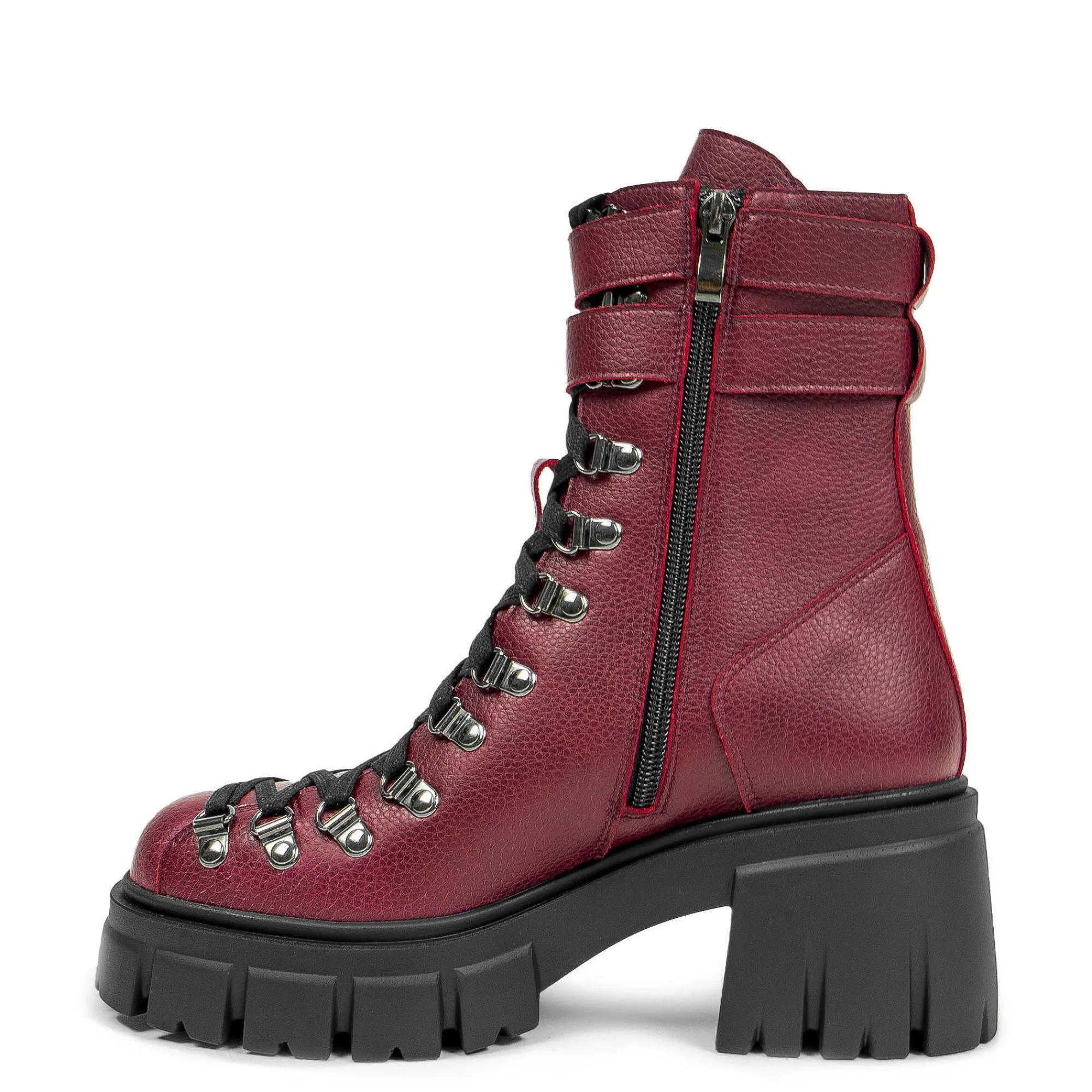 ALTERCORE Buty Wegańskie|Botki>Chloe II Vegan Burgundy