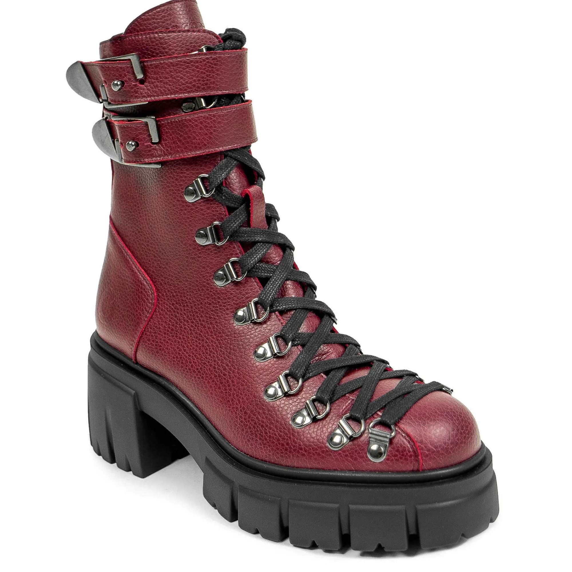 ALTERCORE Buty Wegańskie|Botki>Chloe II Vegan Burgundy
