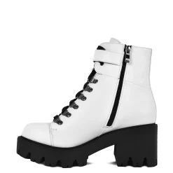 ALTERCORE Buty Wegańskie|Botki>Enid Vegan White