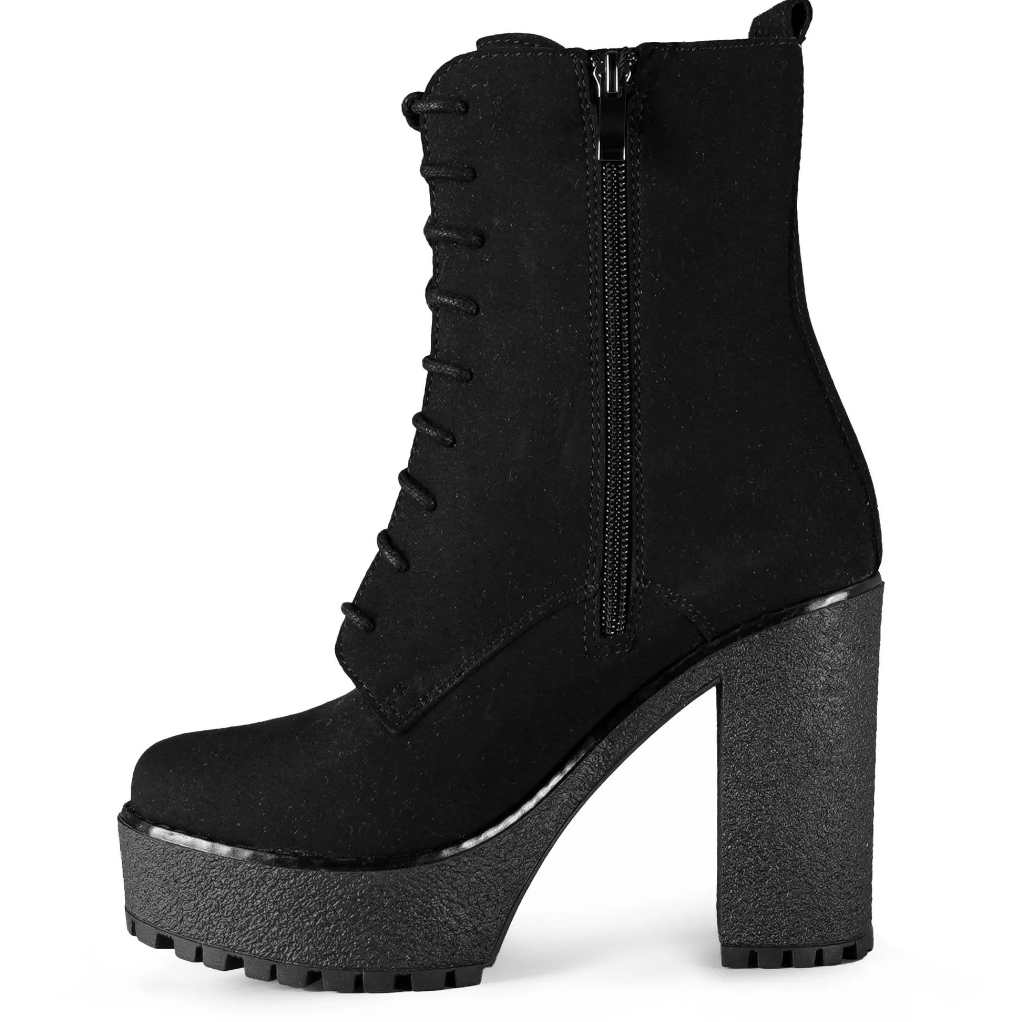 ALTERCORE Buty Wegańskie|Botki>IVY VEGAN BLACK SUEDE
