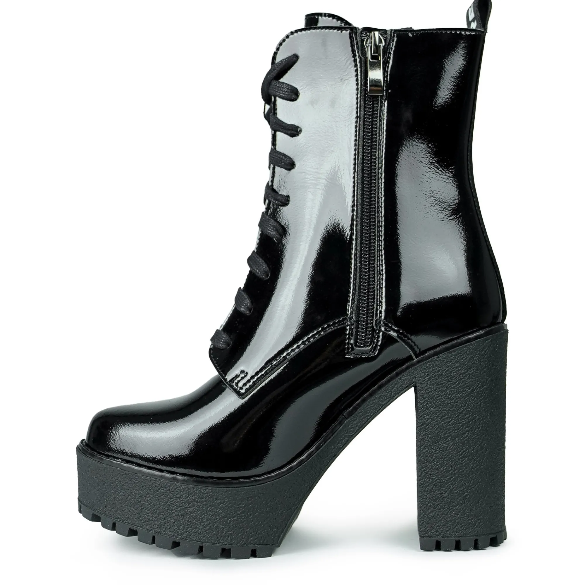 ALTERCORE Buty Wegańskie|Botki>Ivy Vegan Black Patent