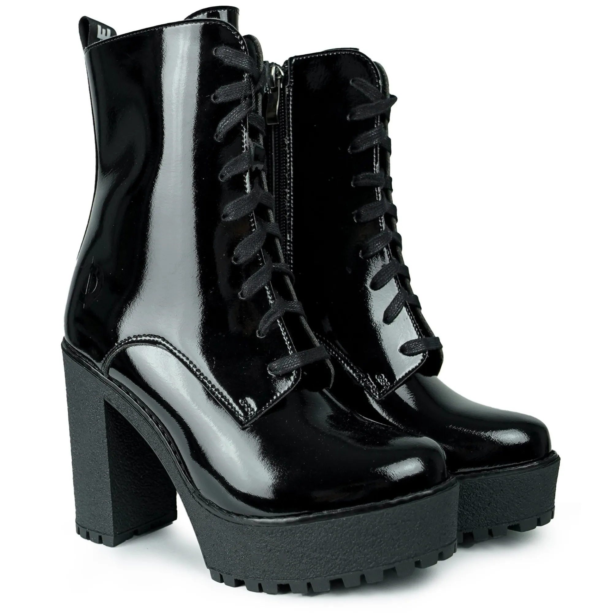 ALTERCORE Buty Wegańskie|Botki>Ivy Vegan Black Patent