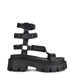 ALTERCORE Buty Wegańskie|Sandały>Lazza Vegan Black