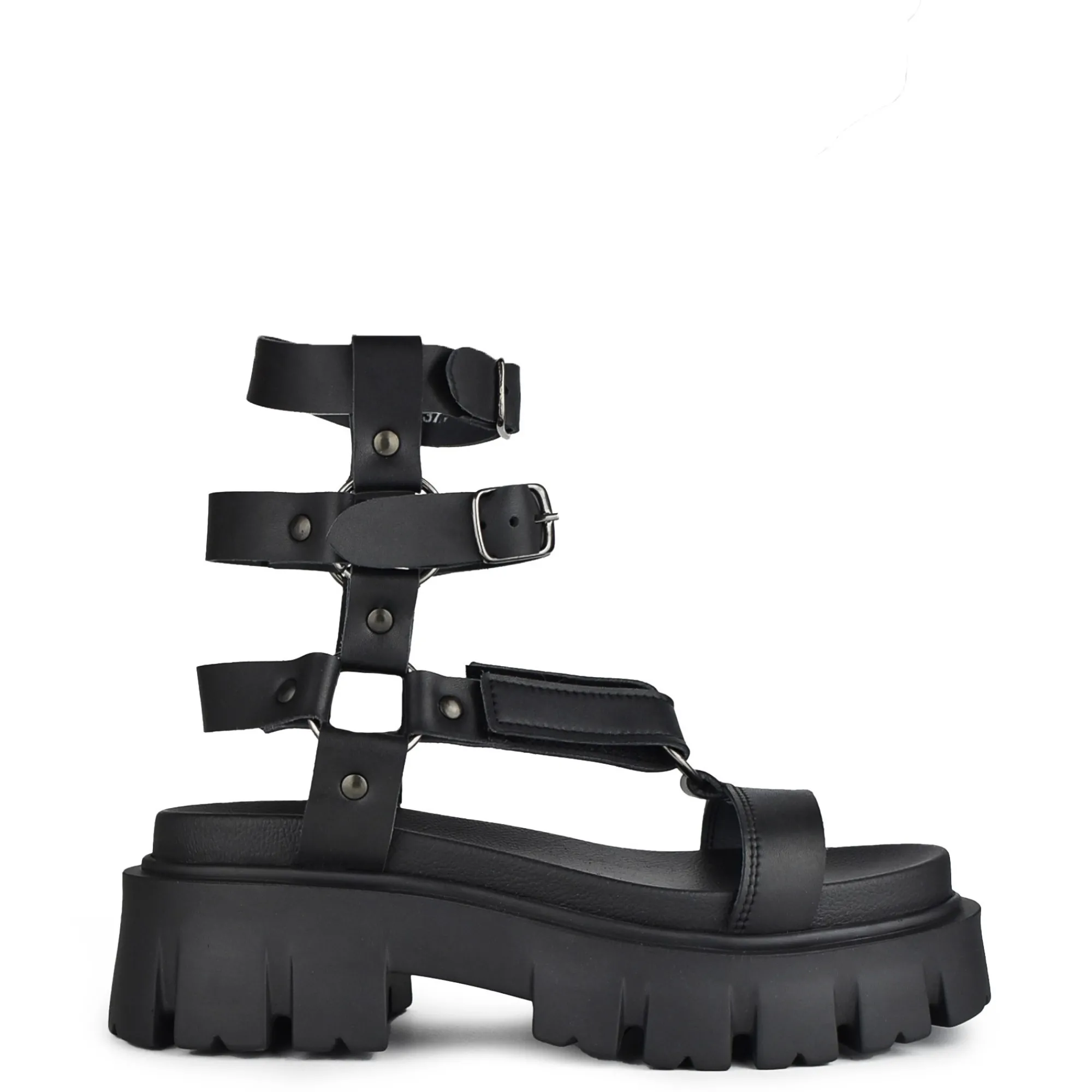 ALTERCORE Buty Wegańskie|Sandały>Lazza Vegan Black