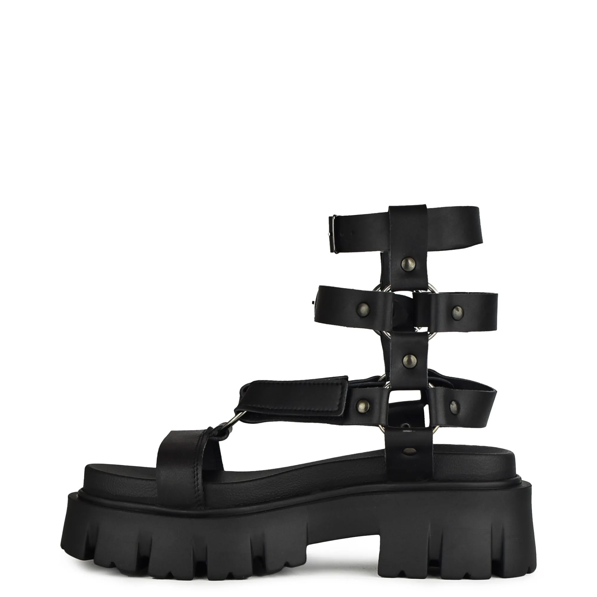 ALTERCORE Buty Wegańskie|Sandały>Lazza Vegan Black