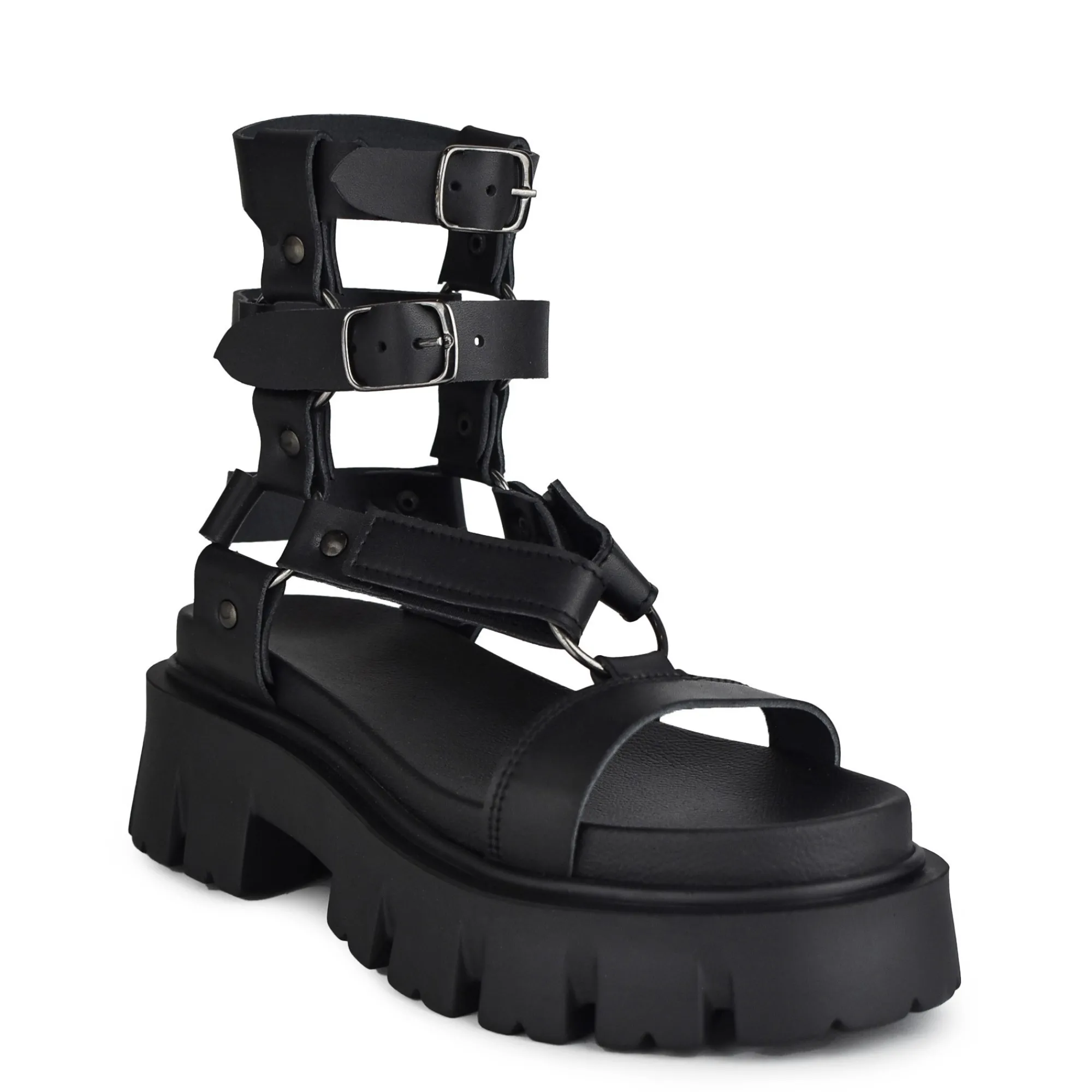 ALTERCORE Buty Wegańskie|Sandały>Lazza Vegan Black