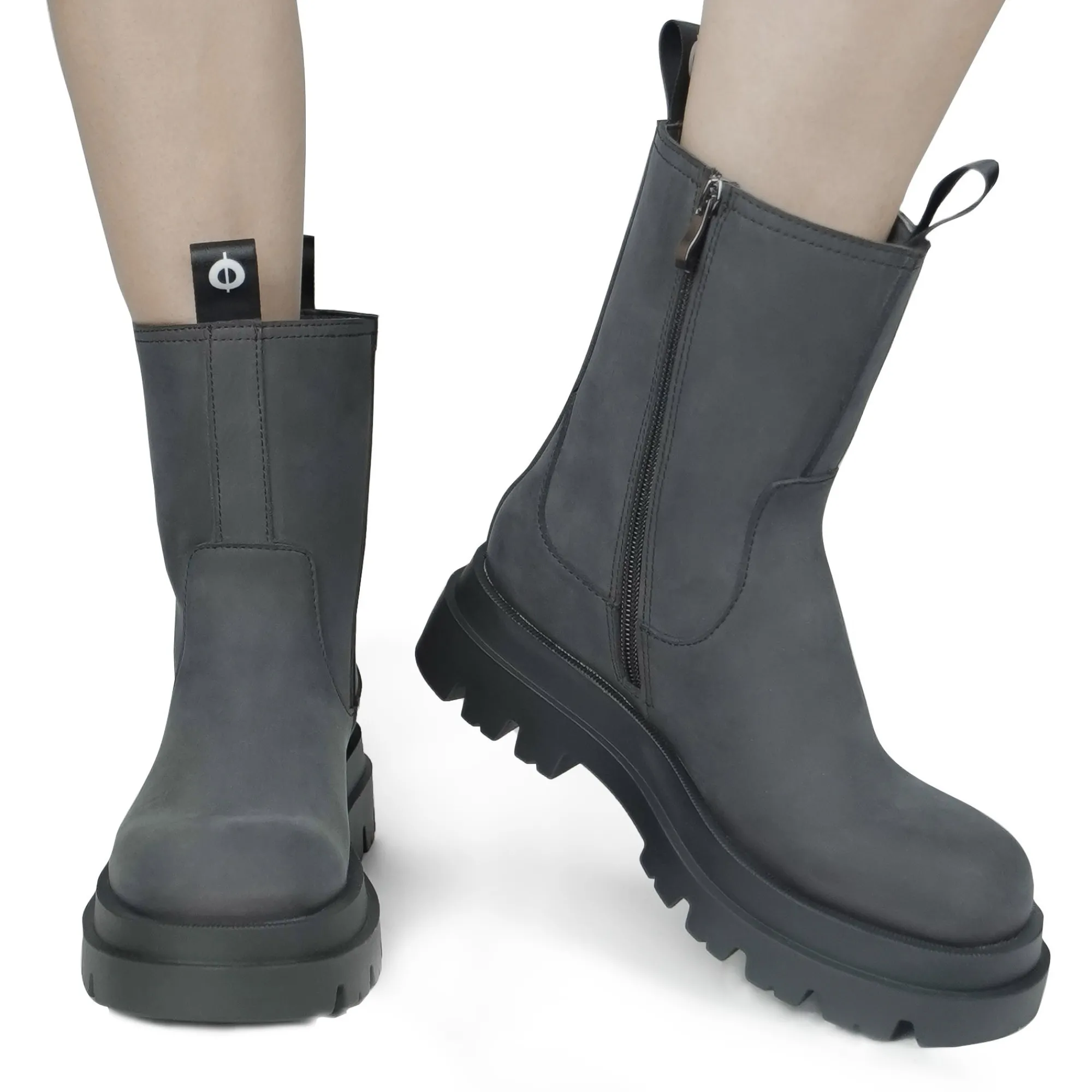 ALTERCORE Buty Wegańskie|Trzewiki>Mabel Vegan Nubuck Black
