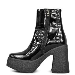 ALTERCORE Buty Wegańskie|Botki>Mazikeen Vegan Black Patent