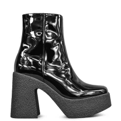 ALTERCORE Buty Wegańskie|Botki>Mazikeen Vegan Black Patent