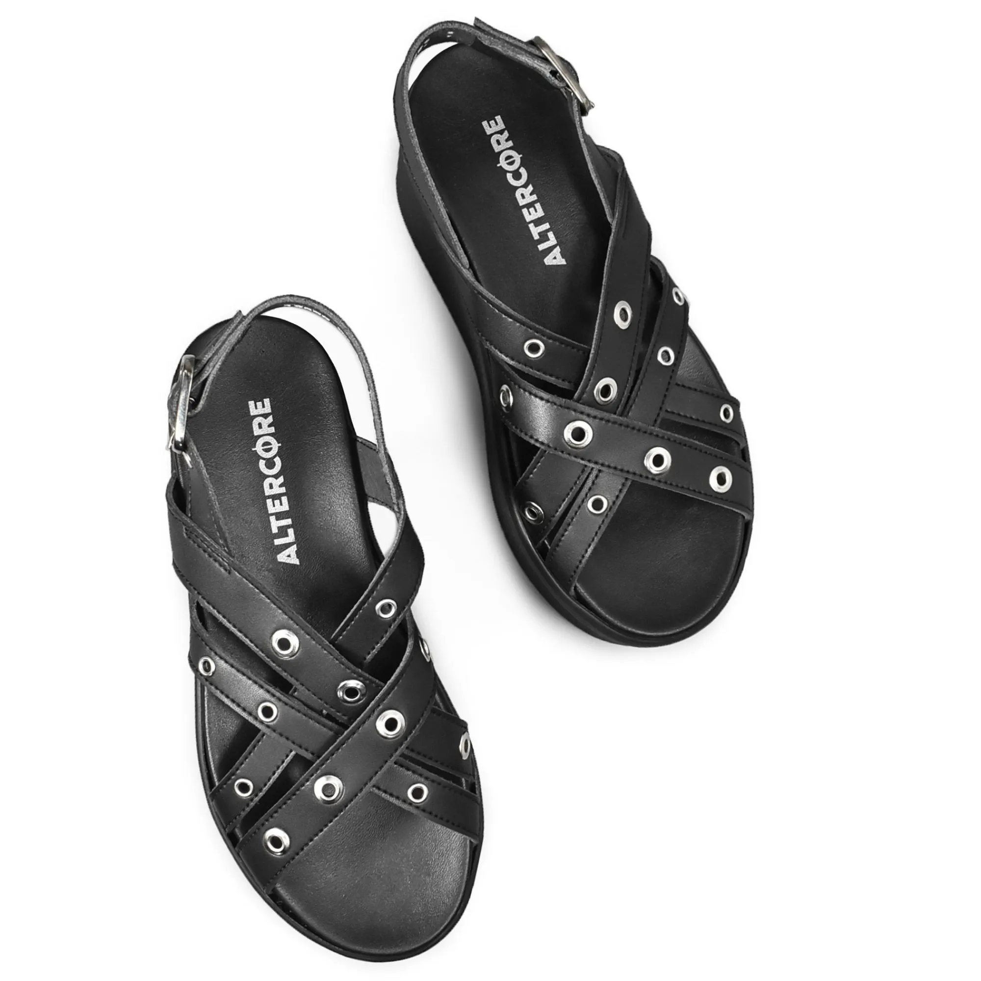 ALTERCORE Buty Wegańskie|Platformy>Nitta Vegan Black