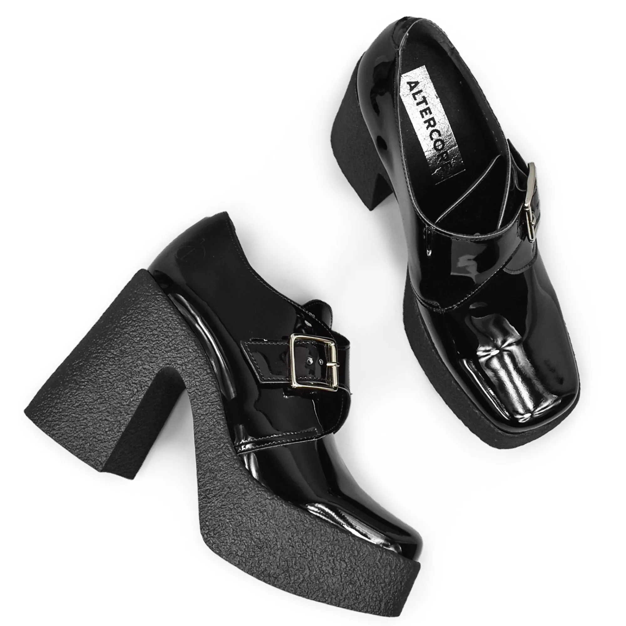 ALTERCORE Buty Wegańskie|Półbuty>Rachel Vegan Black Patent