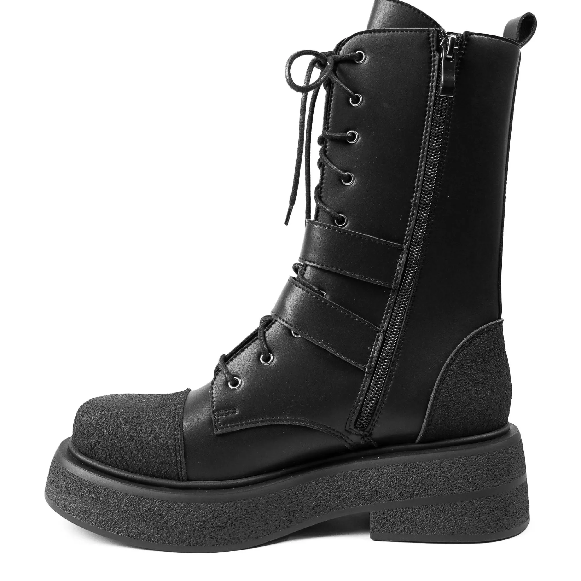 ALTERCORE Buty Wegańskie|Botki>Riley Vegan Rugged Black