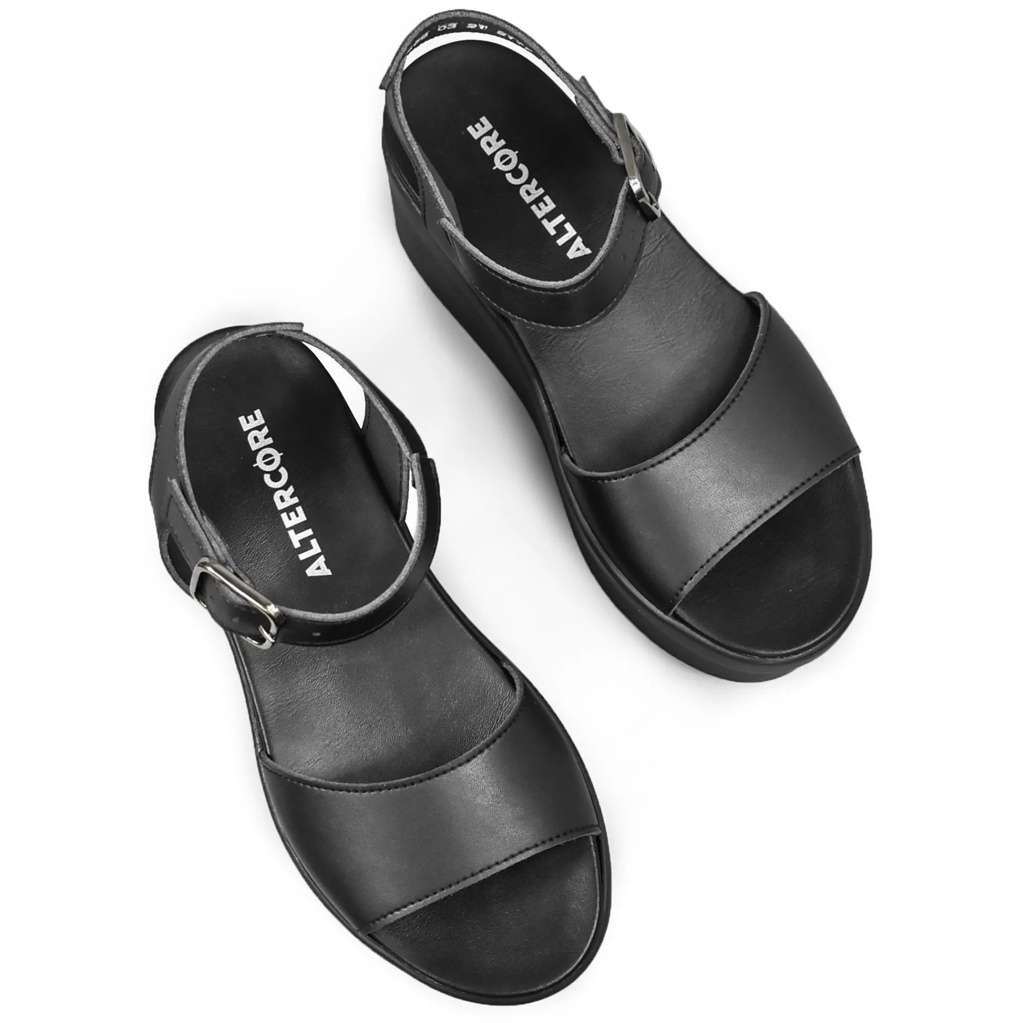 ALTERCORE Buty Wegańskie|Platformy>Rolly Vegan Black