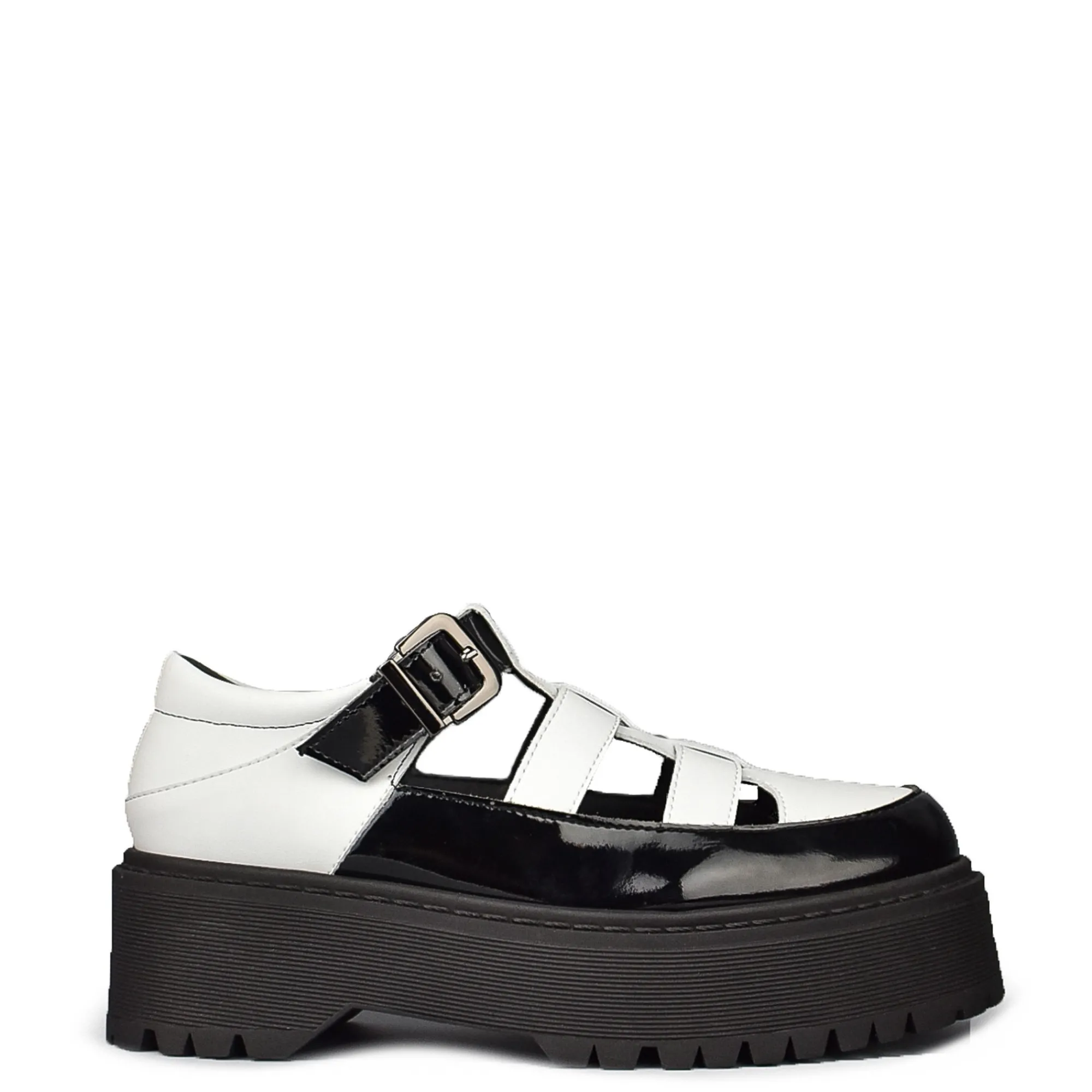 ALTERCORE Buty Wegańskie|Platformy>Silvia Vegan Black/White