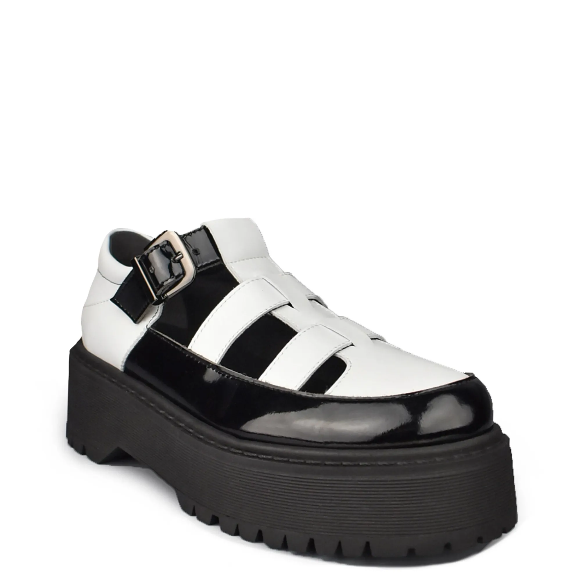 ALTERCORE Buty Wegańskie|Platformy>Silvia Vegan Black/White
