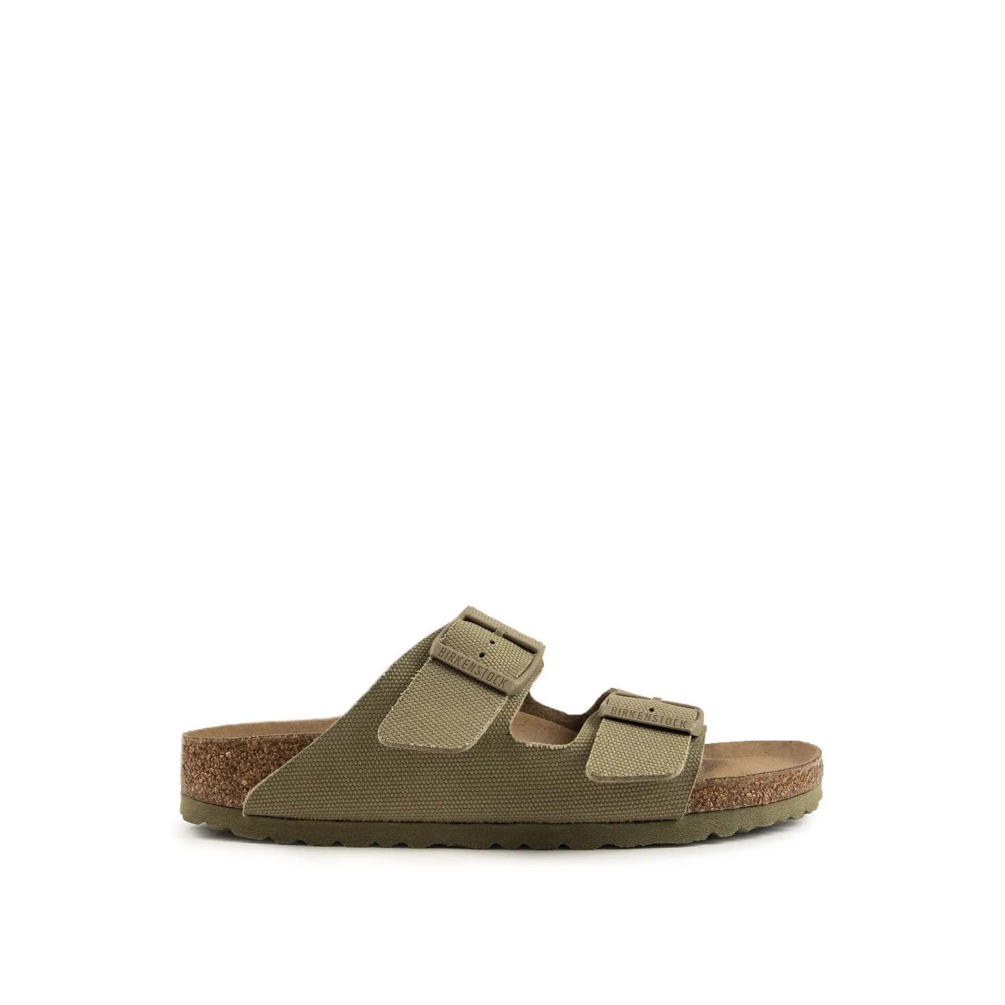 Birkenstock Buty Wegańskie|Klapki>Arizona 1024065 Vegan TEX Canvas Faded Khaki