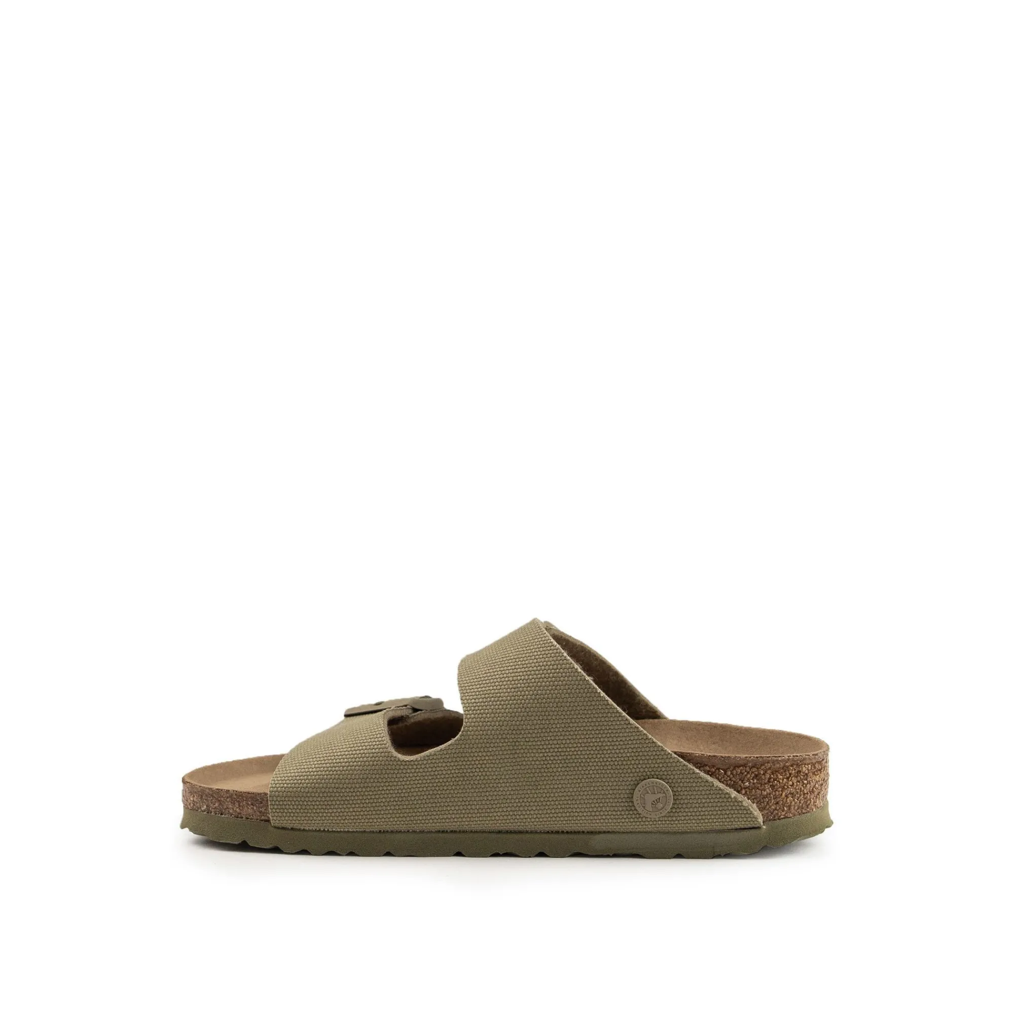 Birkenstock Buty Wegańskie|Klapki>Arizona 1024065 Vegan TEX Canvas Faded Khaki