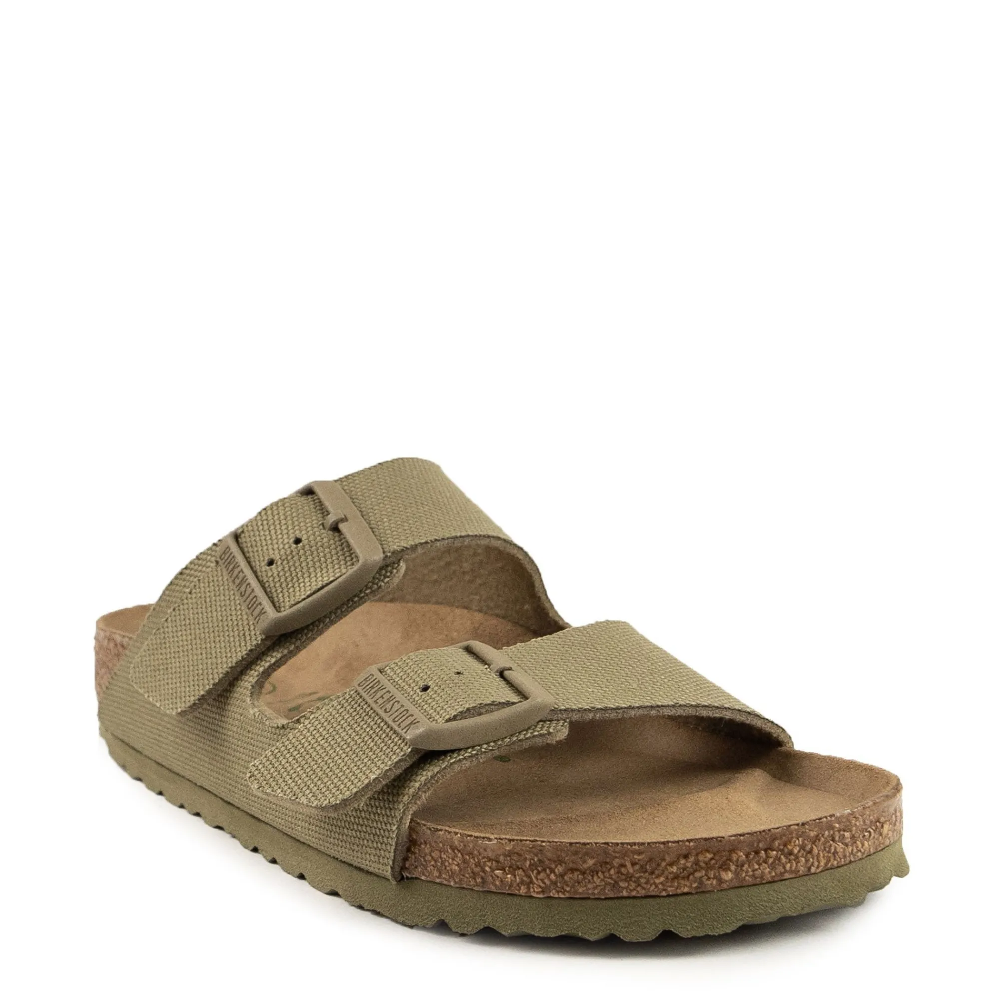 Birkenstock Buty Wegańskie|Klapki>Arizona 1024065 Vegan TEX Canvas Faded Khaki