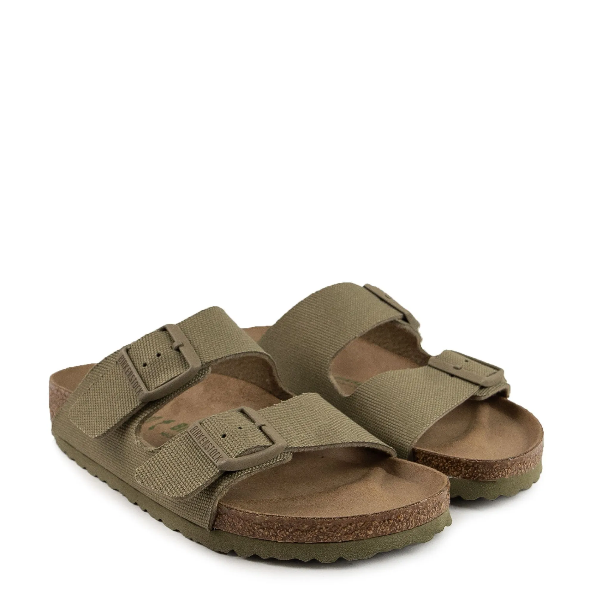 Birkenstock Buty Wegańskie|Klapki>Arizona 1023958 Vegan TEX Canvas Faded Khaki