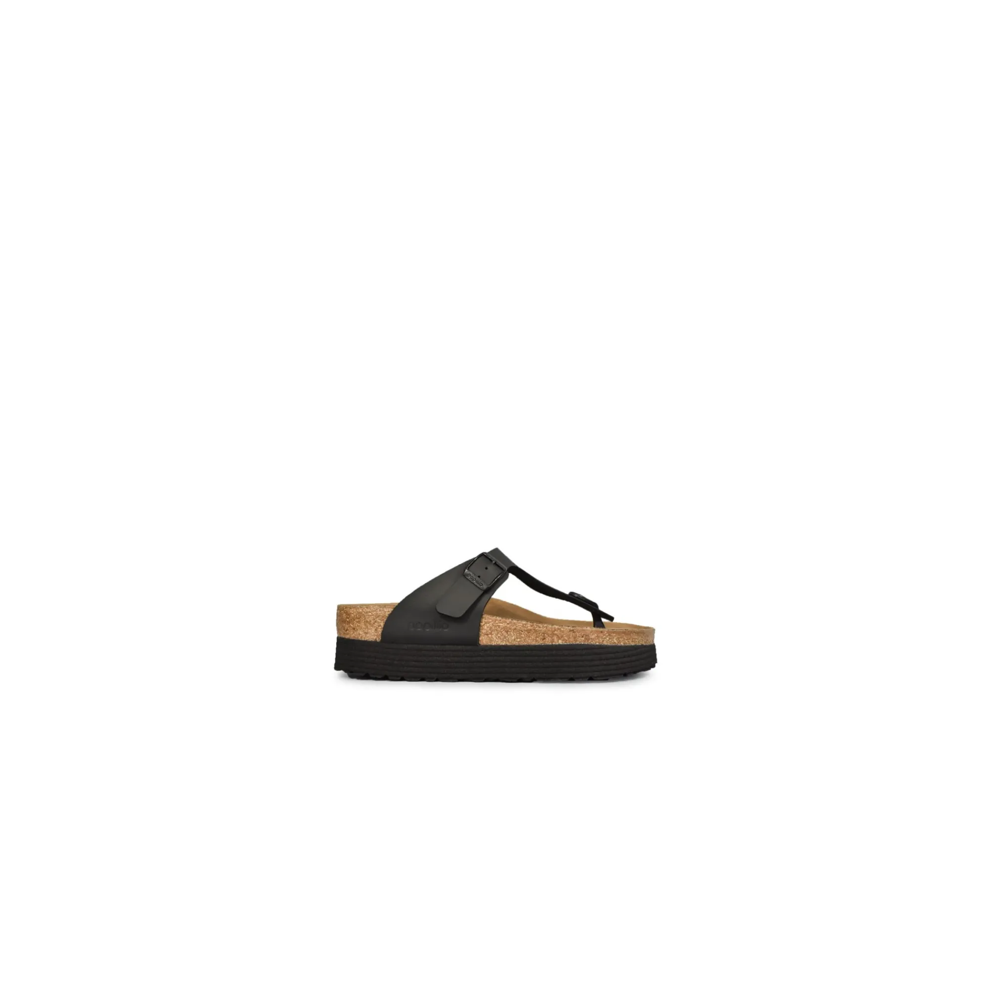 Birkenstock Buty Wegańskie|Klapki>Gizeh Grooved BF 1018546 Vegan Black