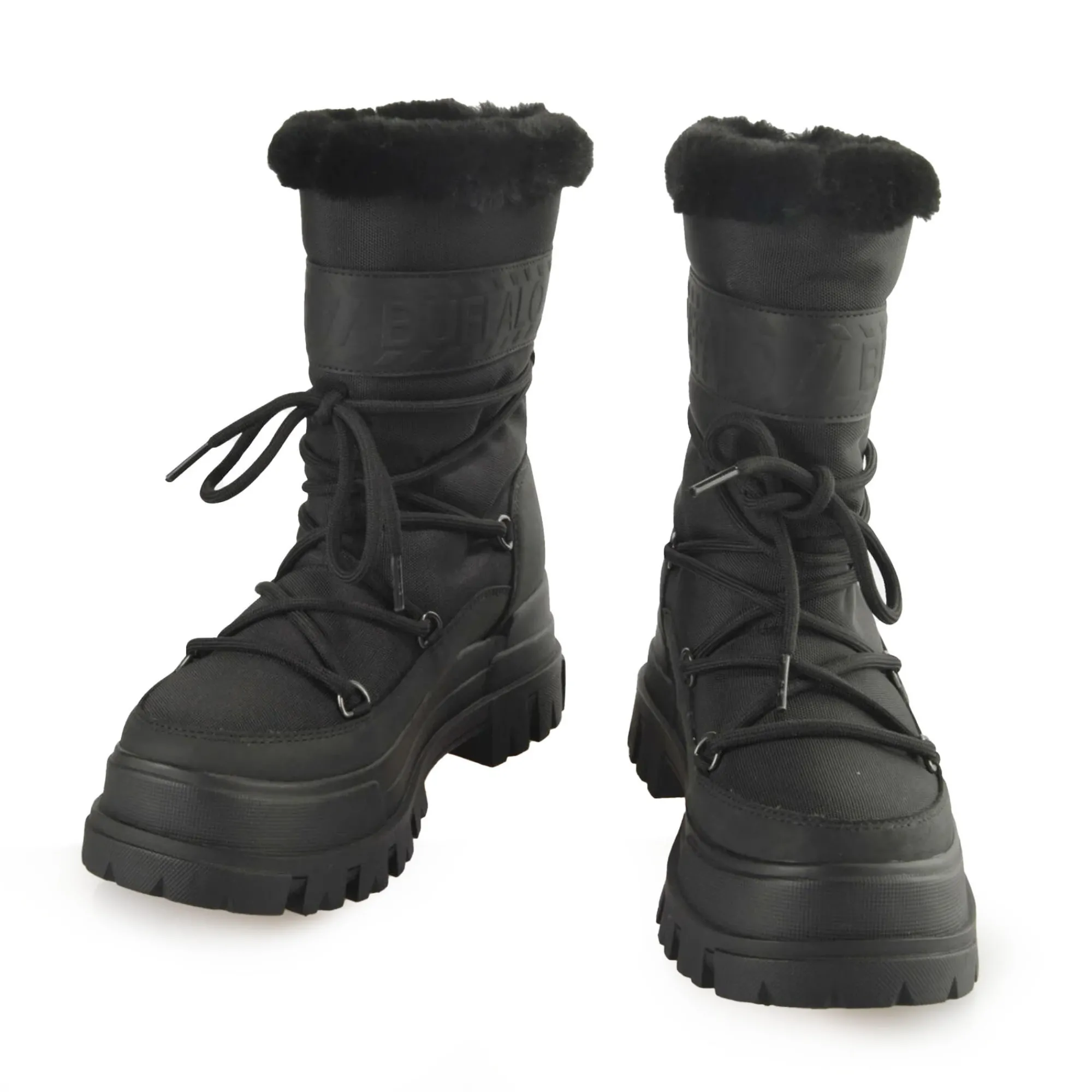 Buffalo Platformy|Botki>1622333 ASPHA BLIZZARD 2 BLACK