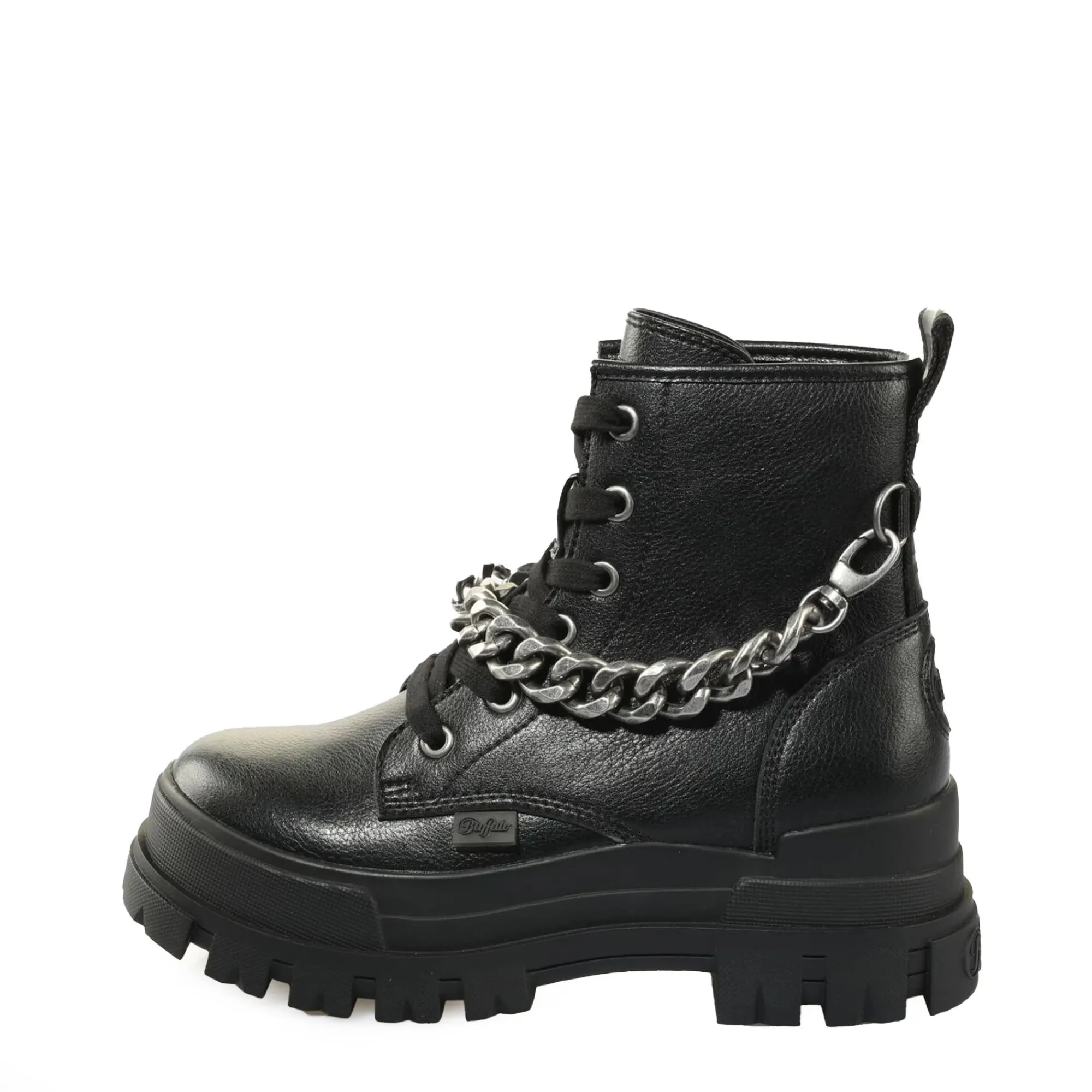 Buffalo Buty Wegańskie|Platformy>1622486 ASPHA RLD CHAIN BLACK