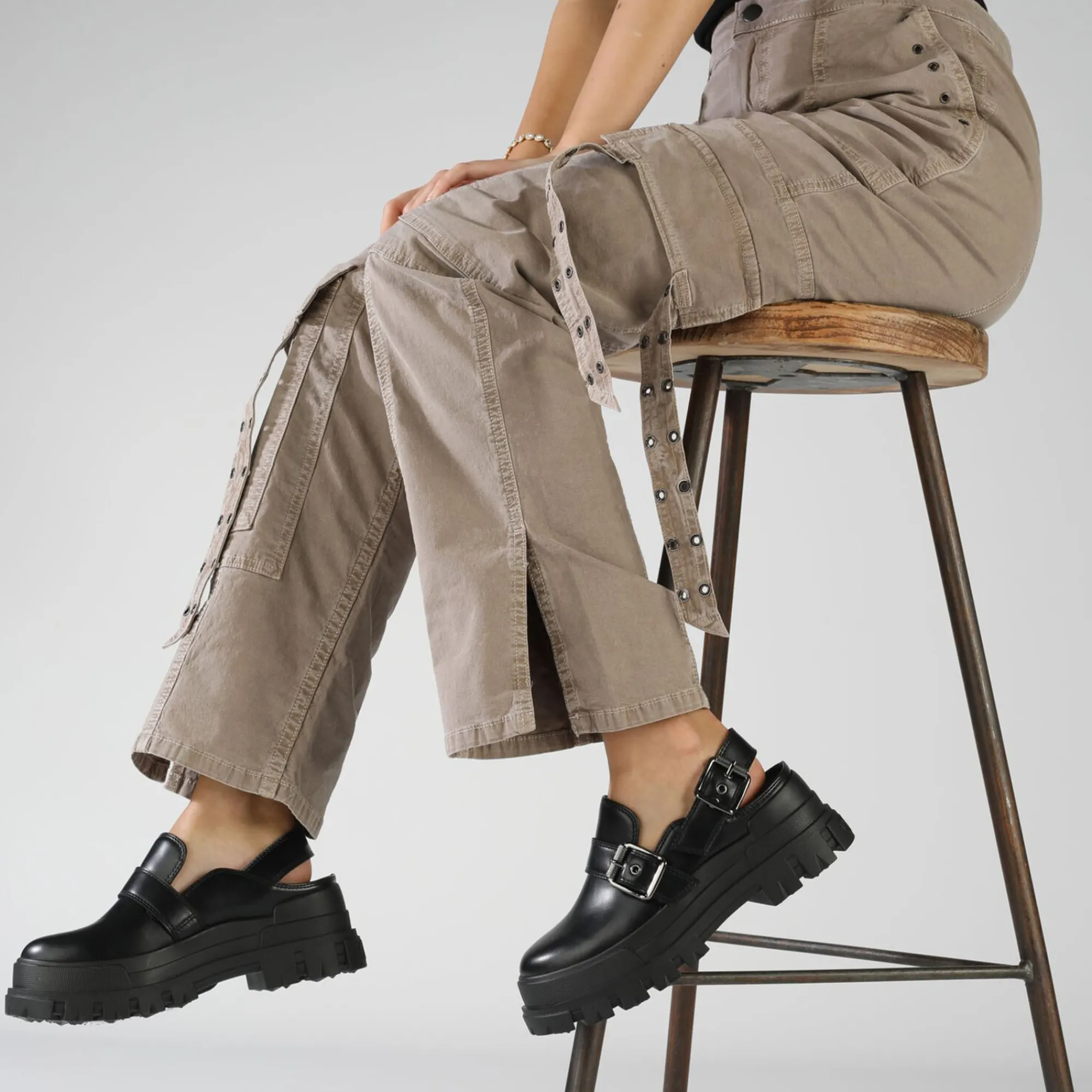 Buffalo Buty Wegańskie|Platformy>1622440 ASPHA VEGAN BLACK