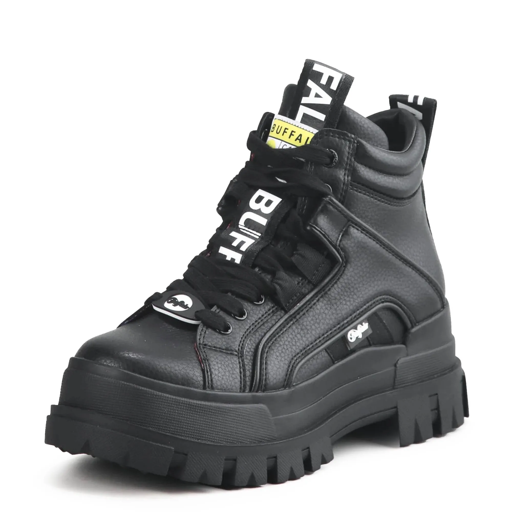 Buffalo Buty Wegańskie|Półbuty>1400001 ASPHA VEGAN BLACK