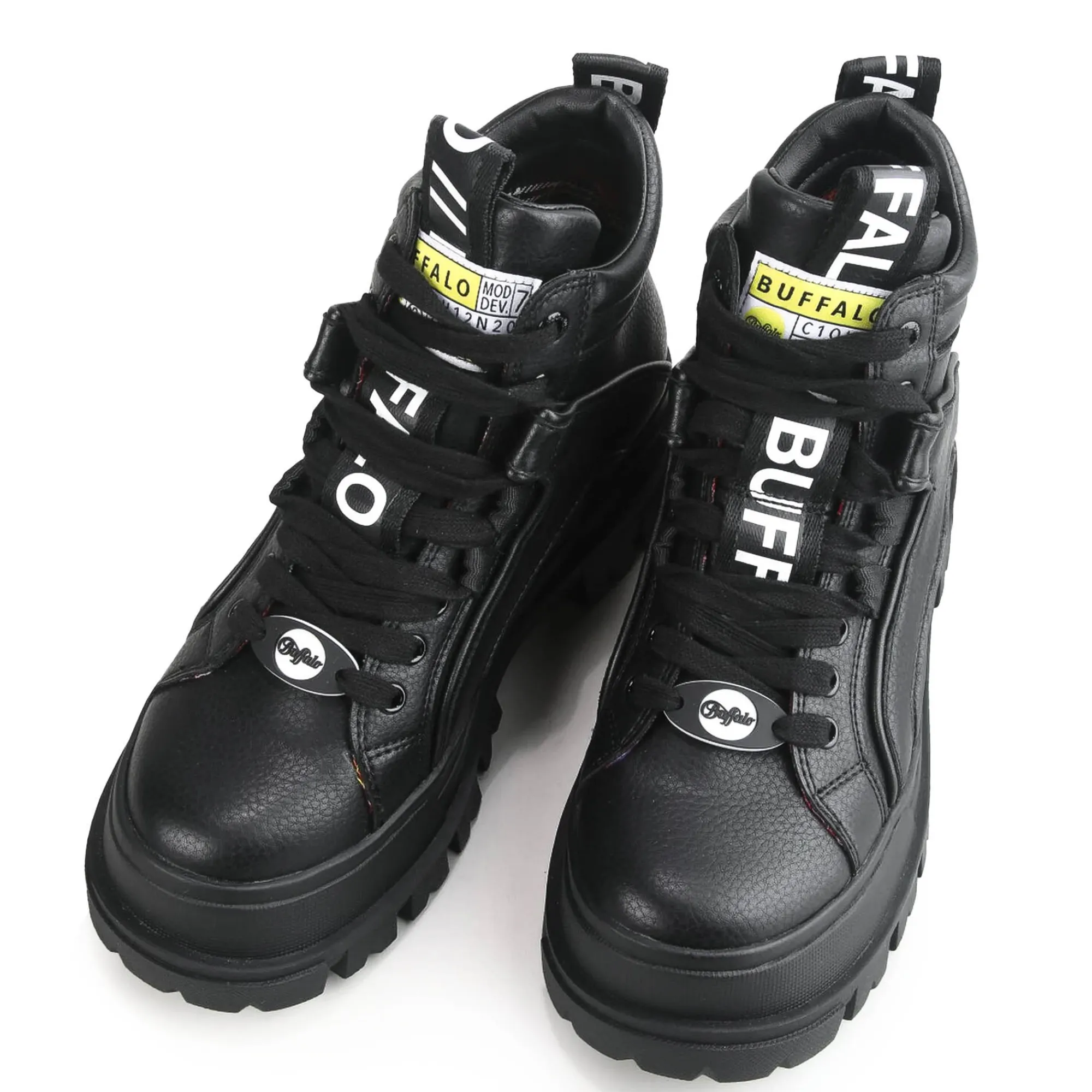 Buffalo Buty Wegańskie|Półbuty>1400001 ASPHA VEGAN BLACK