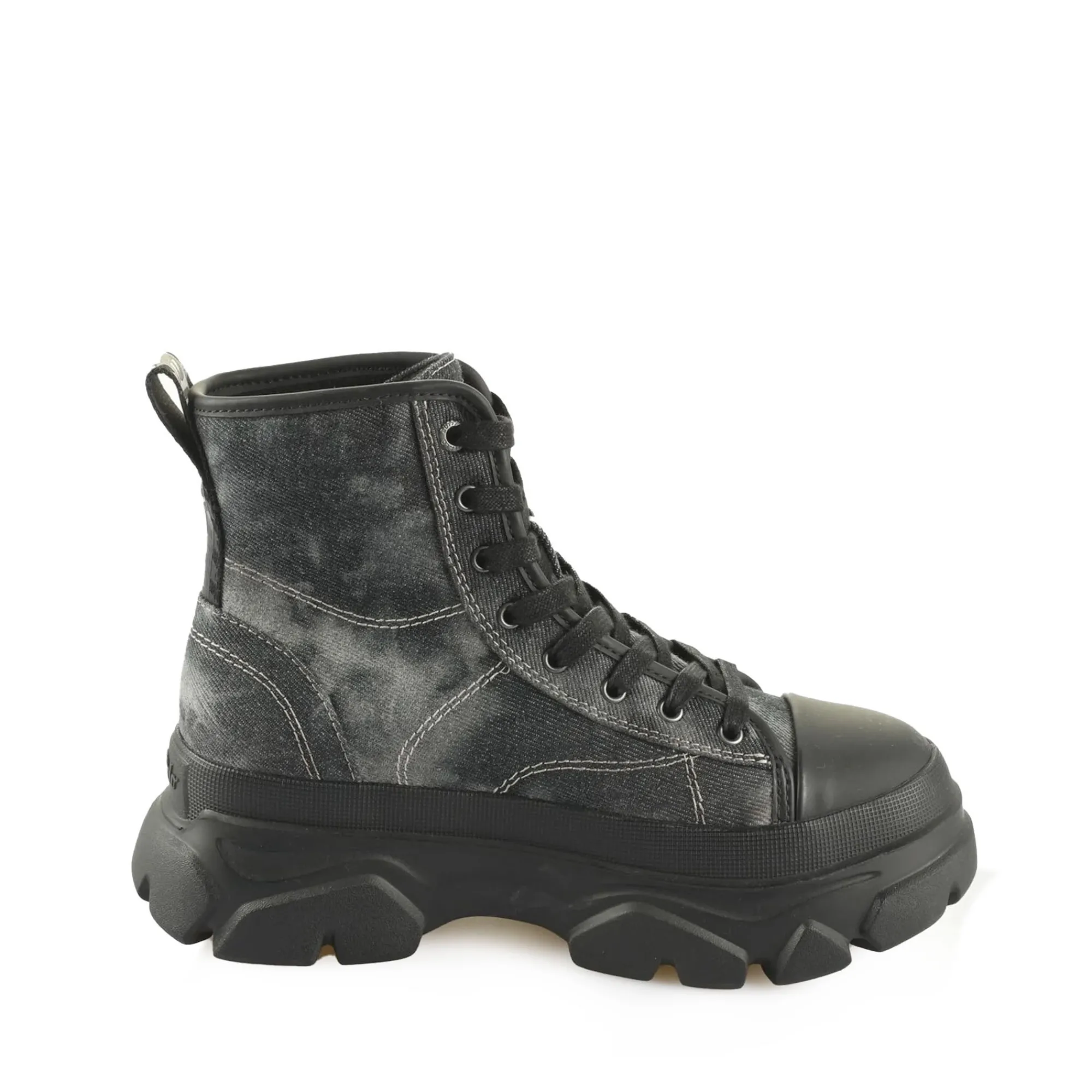 Buffalo Buty Wegańskie|Platformy>1622512 CADE LACE UP HI DARK GREY