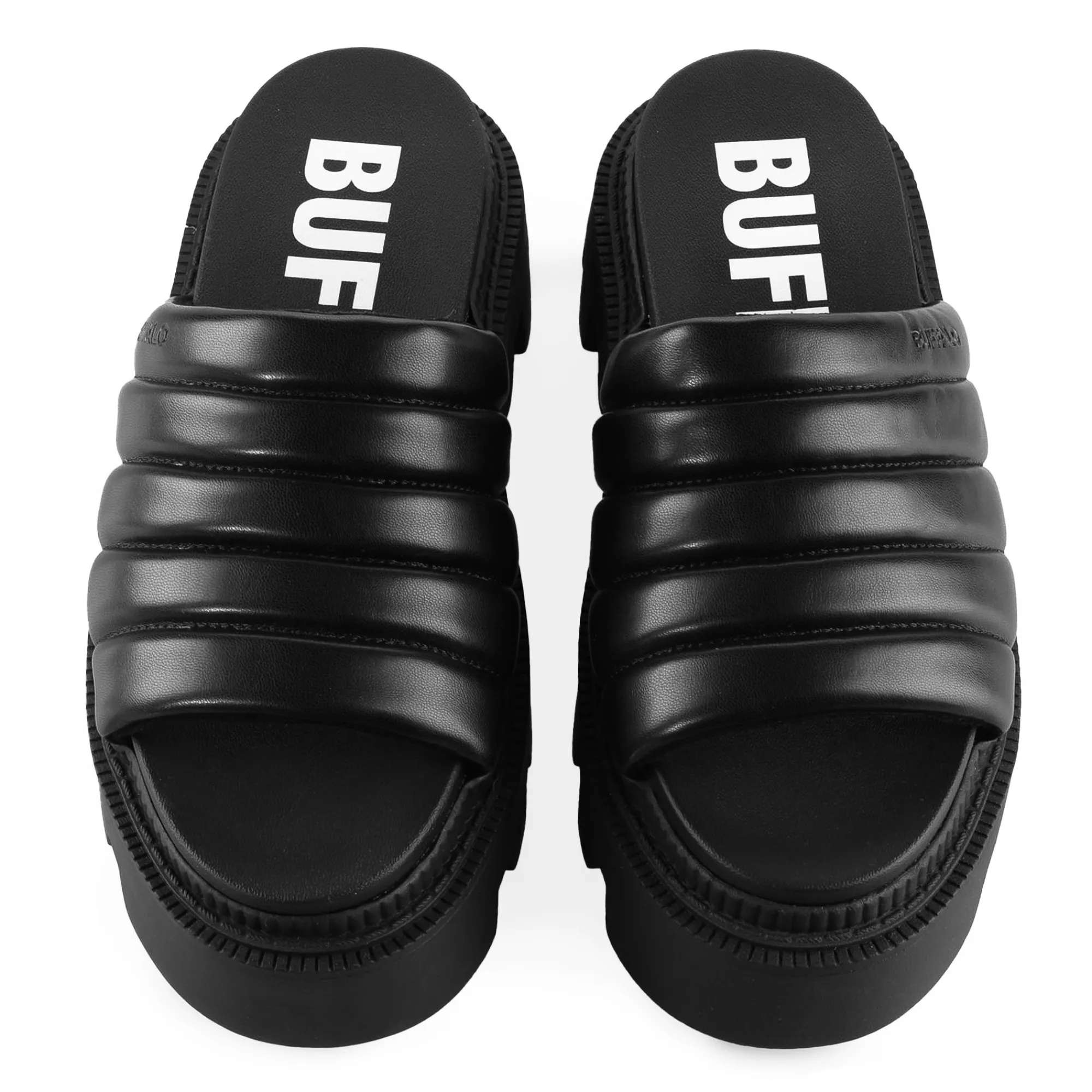 Buffalo Buty Wegańskie|Platformy>1602226 FLORA VEGAN BLACK