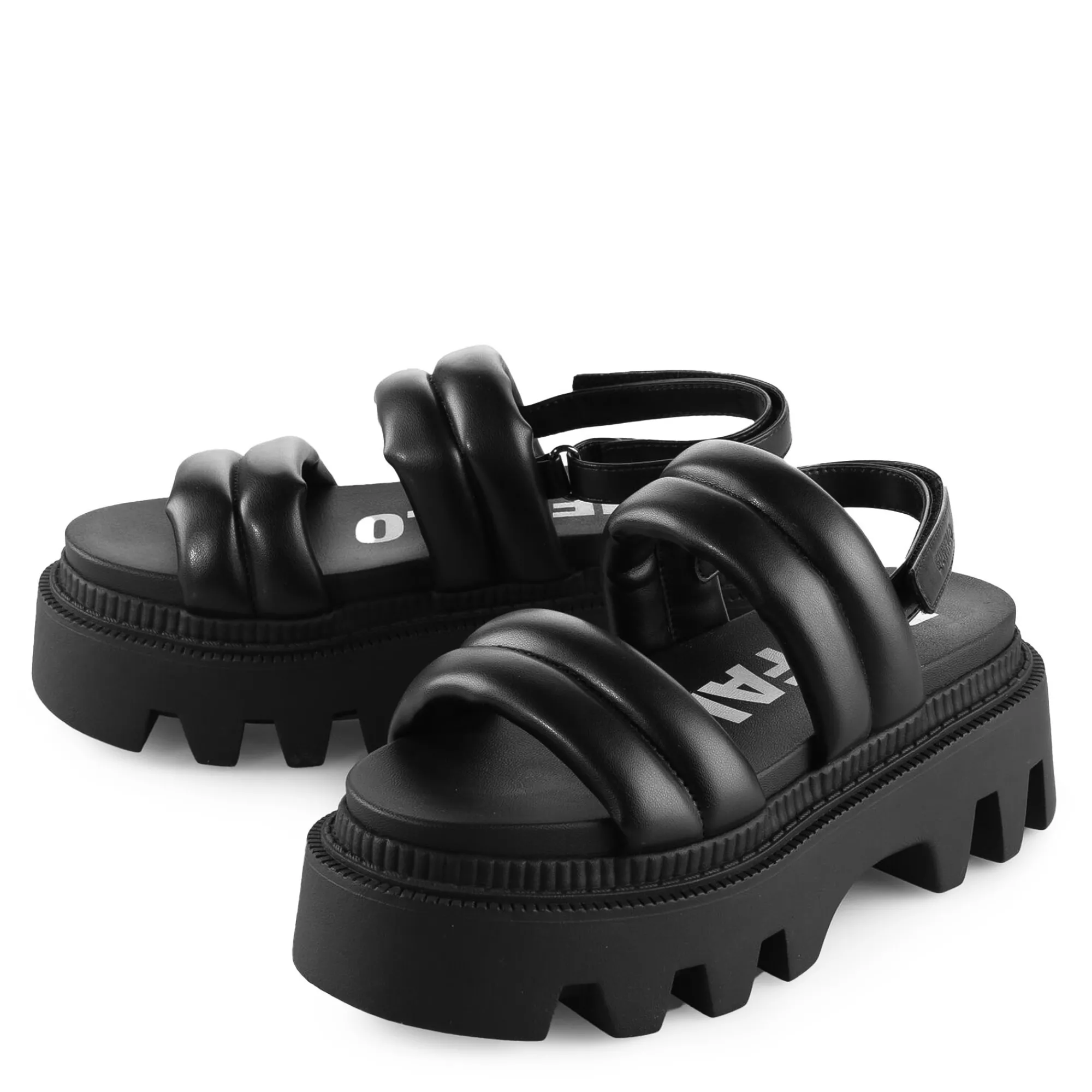 Buffalo Buty Wegańskie|Platformy>1602201 FLORA VEGAN BLACK
