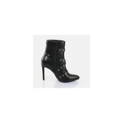 Buffalo Buty Wegańskie|Półbuty>1292050 JULIET BELT BOOTIE BLACK