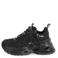 Buffalo Buty Wegańskie|Sneakersy>1630747 TRIPLET HOLLOW Vegan Nappa/Mesh Black