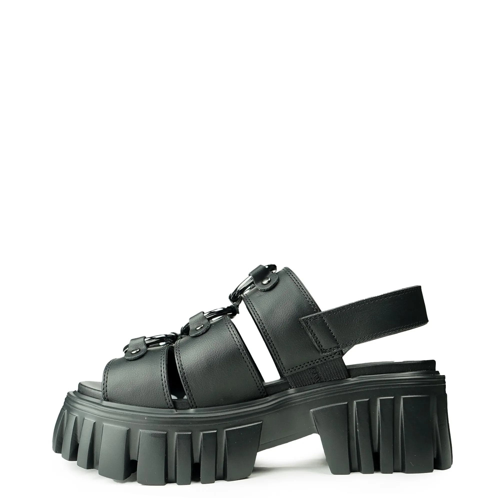 Buffalo Buty Wegańskie|Platformy>Lion PIERCE Vegan Black