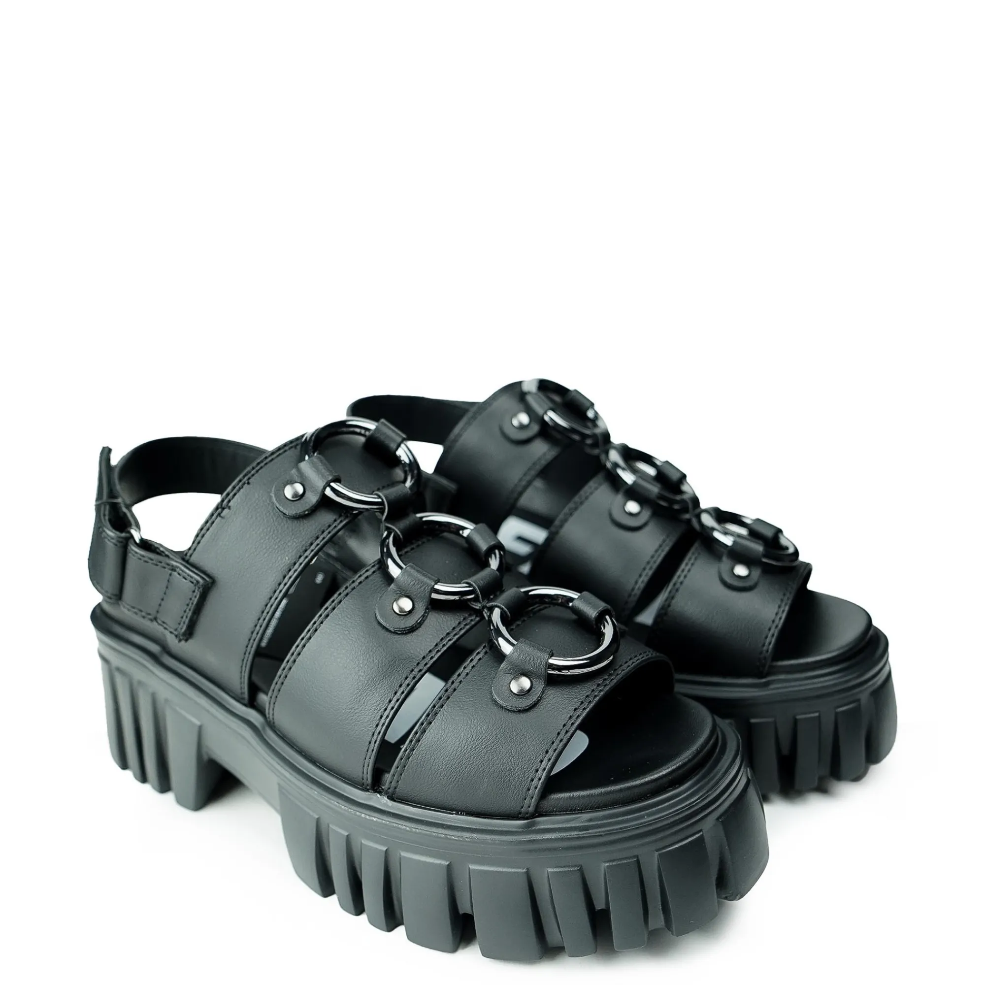 Buffalo Buty Wegańskie|Platformy>Lion PIERCE Vegan Black