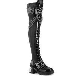 DemoniaCult Buty Wegańskie|Platformy>DEMONIA CULT BRATTY-304 BLACK