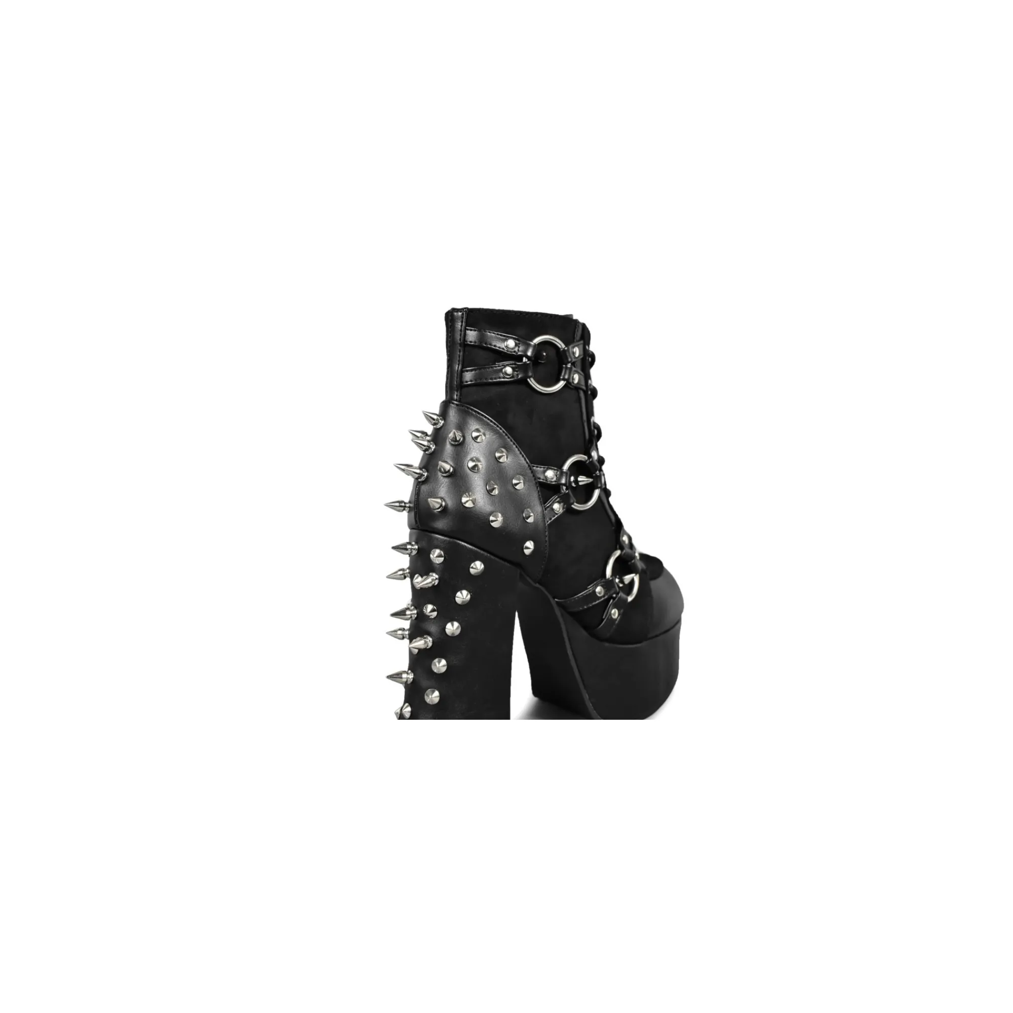 DemoniaCult Buty Wegańskie|Platformy>DEMONIA CULT CHARADE-100 BLACK