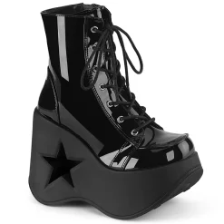 DemoniaCult Buty Wegańskie|Platformy>DEMONIA CULT DYNAMITE-106 BLACK PATENT