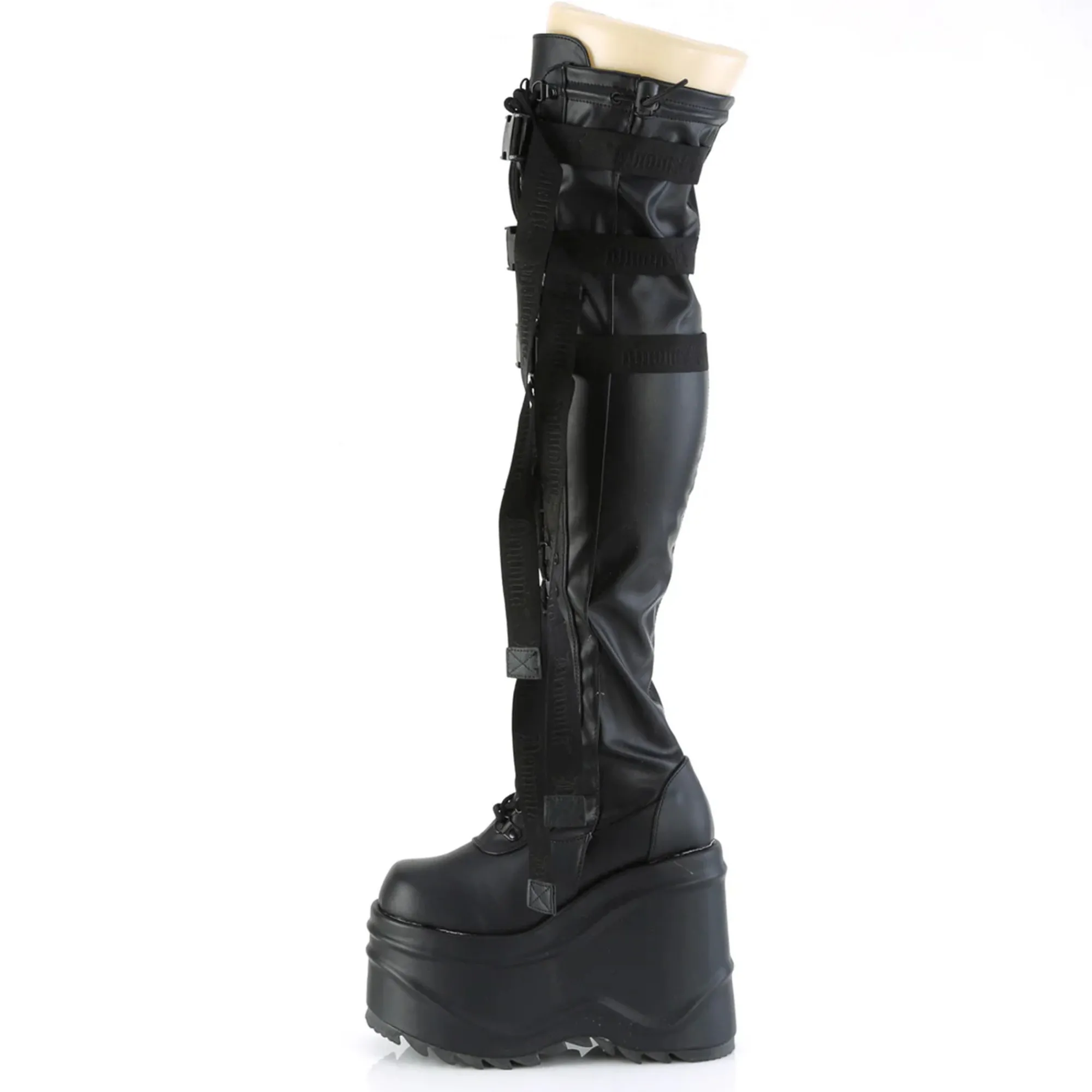 DemoniaCult Buty Wegańskie|Platformy>DEMONIA CULT WAVE-315 BLACK