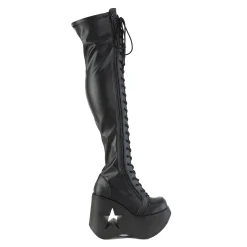 DemoniaCult Buty Wegańskie|Platformy>DYNAMITE-300 BLACK